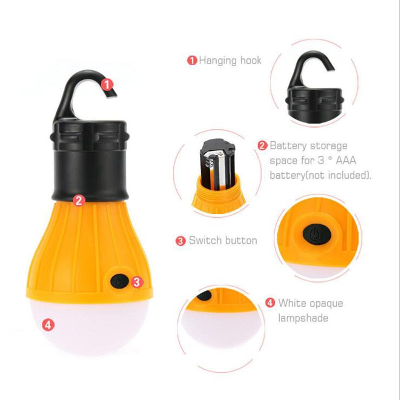 Battery LED Outdoor Mini Camping Light