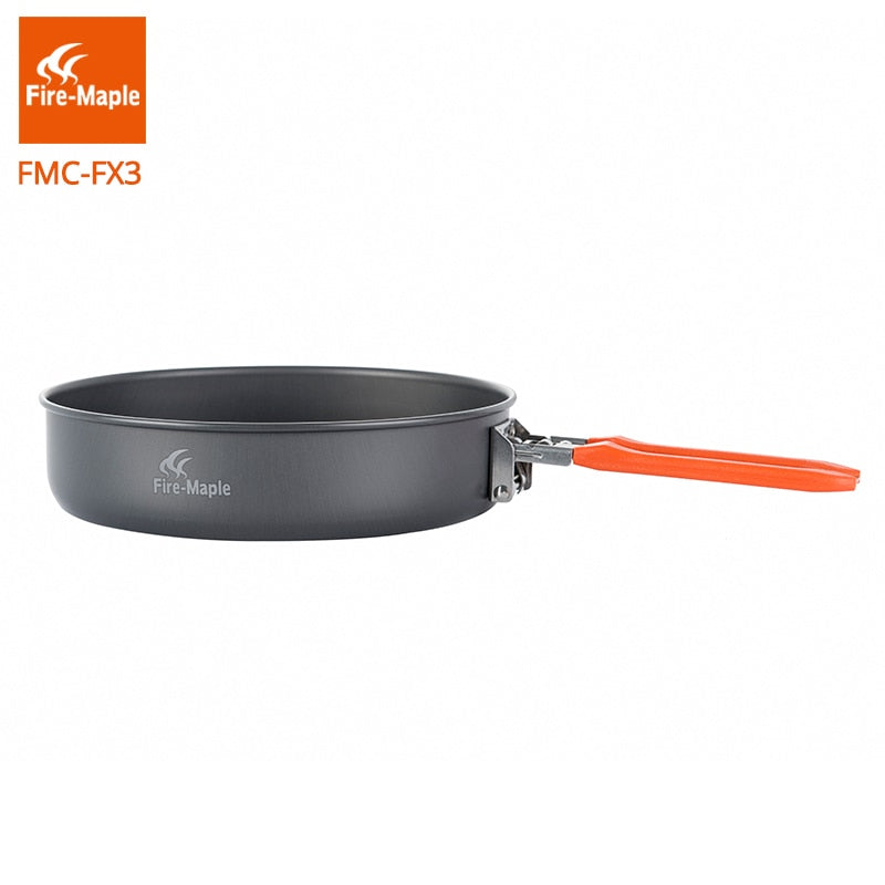 Portable Aluminium Frying Pan Foldable Handle