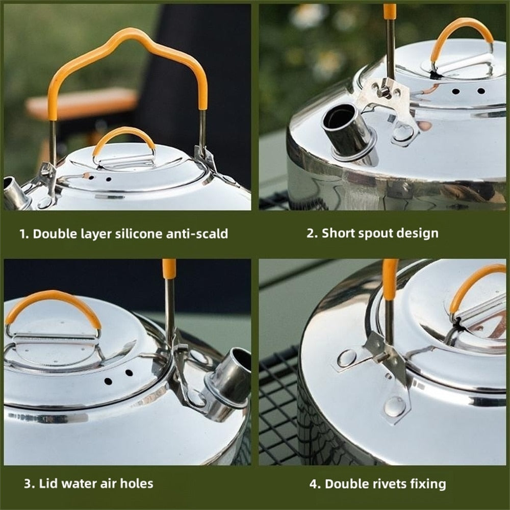 Camping Kettle Stainless Steel